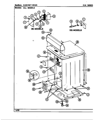Cabinet-rear (lde8410acl,acw,adl,adw) (lde8410ace) (lde8410ade) (lde8410acl) (lde8410acw) (lde8410adl)