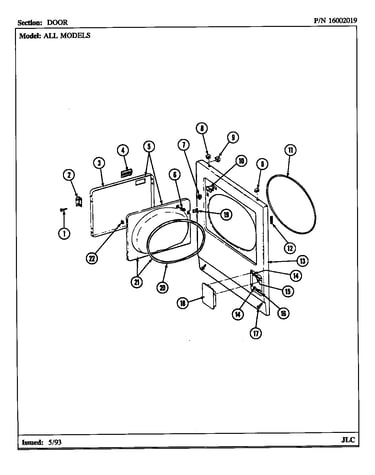 Door (lde8410ace) (lde8410ade) (ldg8410aae) (ldg8410abe)