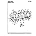 Maytag LDG8410AAE tumbler (ldg8410aal,aaw,abl,abw) (ldg8410aal) (ldg8410aaw) (ldg8410abl) (ldg8410abw) diagram