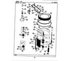 Maytag LAT8650BAW tub diagram