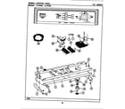 Maytag LAT8740AAW control panel diagram