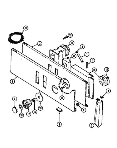 Control panel (wht/wht & alm/alm) (lat9200bal) (lat9200baw) (lat9200bae) (lat9200bam) (lat9200bbe)
