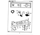 Maytag LAT9300AAW control panel diagram