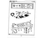 Maytag LAT9800AAW control panel diagram