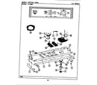 Maytag LAT9600AAW control panel diagram