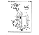 Maytag LDE9701ACW cabinet-rear diagram
