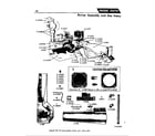 Maytag DG701 burner assembly & gas valve diagram