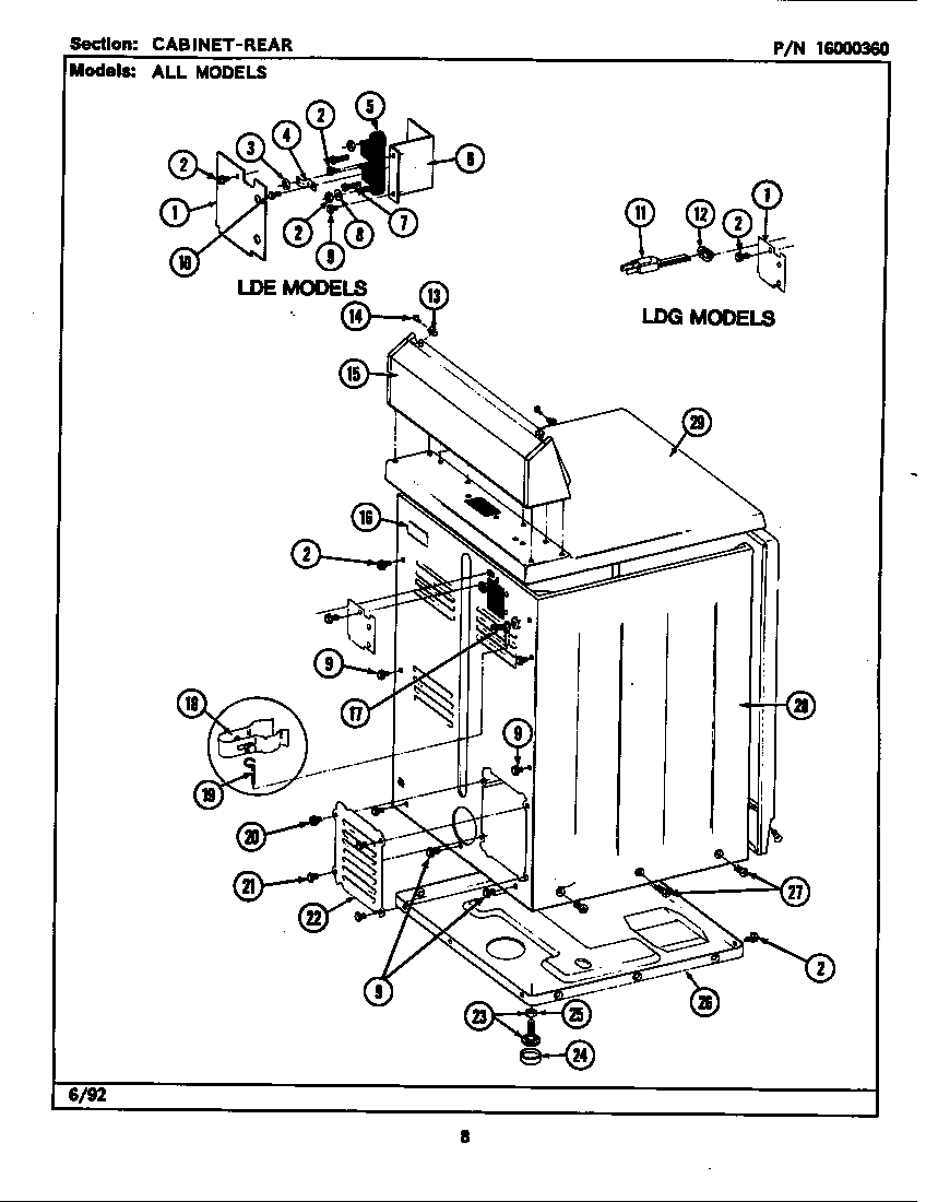 CABINET-REAR