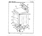 Maytag GDE212 front view diagram