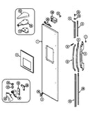 Freezer outer door