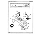 Maytag LDE4000ACW control panel diagram