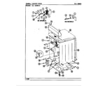 Maytag LDE4000ACL cabinet-rear diagram
