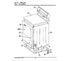 Maytag DG4000 front view diagram