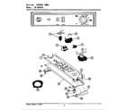 Maytag GDE5910 control panel diagram