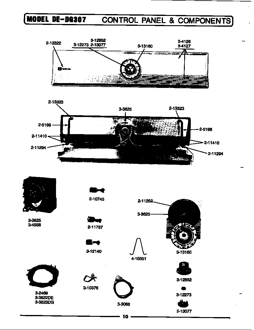 CONTROL PANEL & COMPONENTS