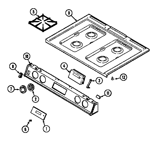 Top assembly