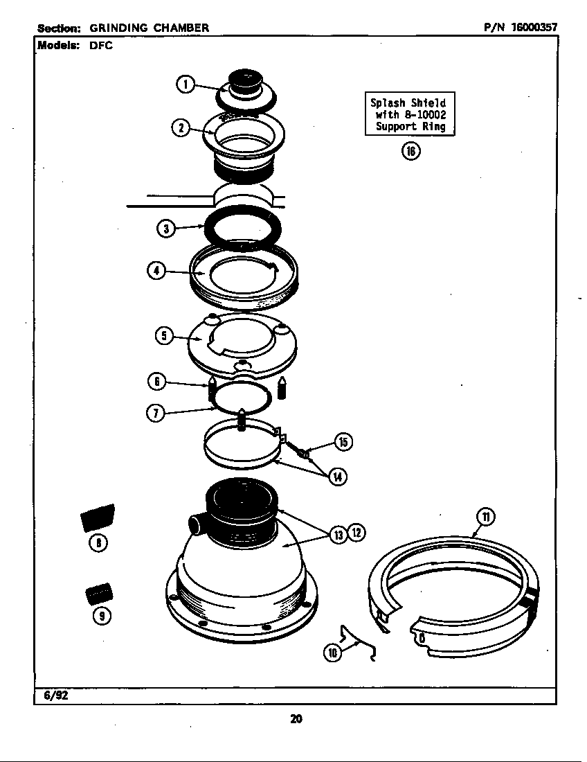 Drain chamber