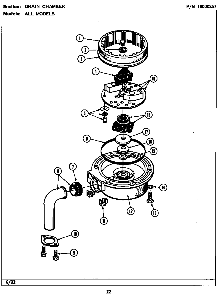 Drain chamber