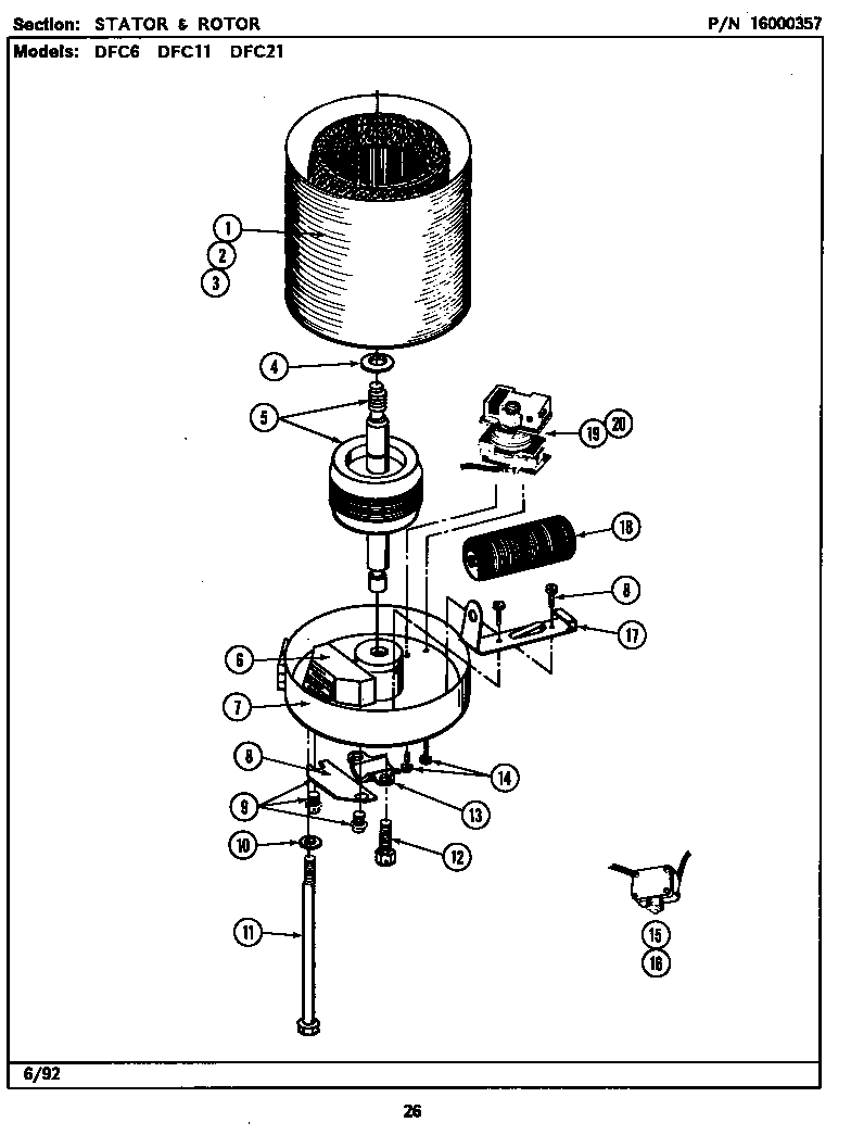 Stator & rotor