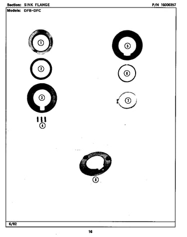 Sink flange