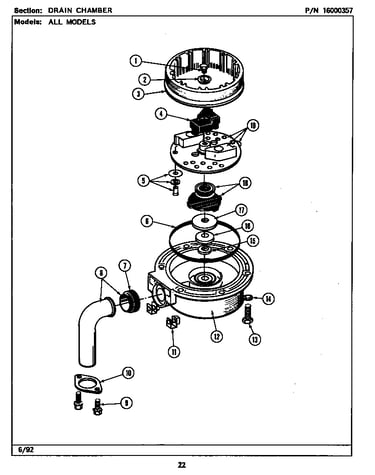 Drain chamber