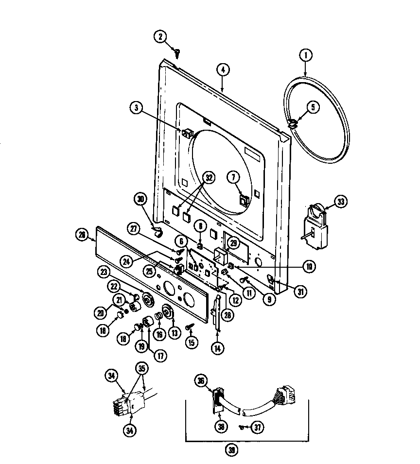 Front panel & control panel