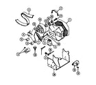 Maytag LSE7800AGE motor-dryer diagram