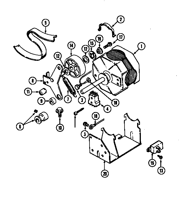 Motor-dryer