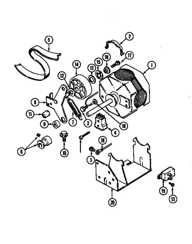 Motor-dryer