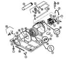 Maytag HDE2000KW motor & drive diagram