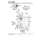 Maytag GDE8000 rear view diagram