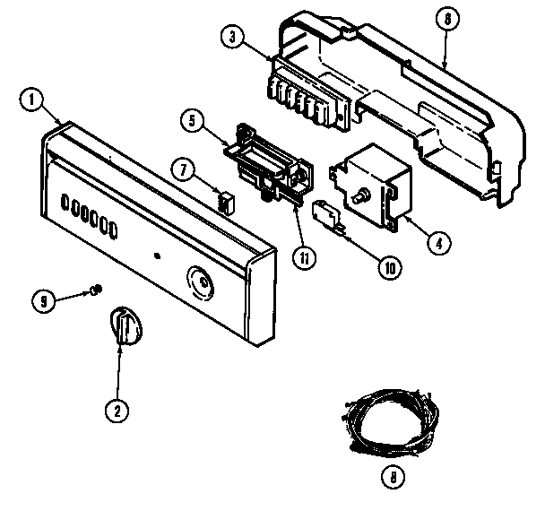 CONTROL PANEL (DWU9921AAM) (DWU9921AAM)