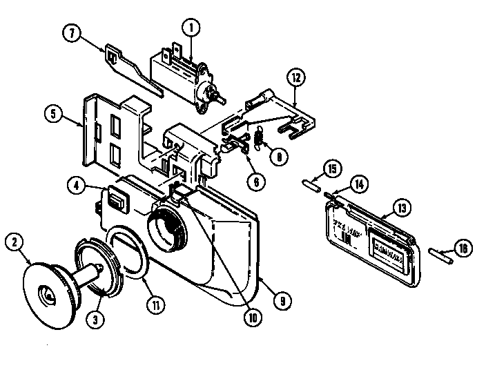 Rinse aid & soap dispenser (dwu9921aae) (dwu9921aax) (dwu9921abe) (dwu9921abx)