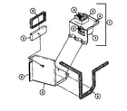 Maytag CME8000AAB blower assembly diagram