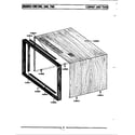 Maytag CME500 cabinet & trim diagram