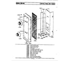 Maytag CME500 control panel & timer (front view) (cme300) diagram
