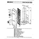 Maytag CME500 control panel & timer (front view) (cme300) diagram