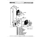 Maytag CME700 control panel & timer (rear view) (cme300) diagram