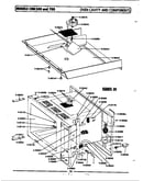 Oven cavity & components (prior to 01) (cme400) (cme500) (cme700)