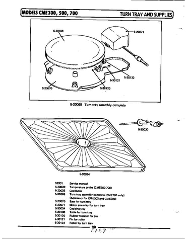 Turn tray & supplies