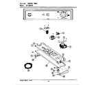 Maytag LDE8420 control panel diagram