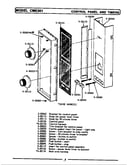 Control panel & timer (front-cme301) (cme301)