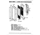 Maytag CME701 control panel & microprocessor (cme601) (cme601) diagram