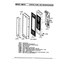 Maytag CME701 control panel & microprocessor (cme701) (cme701) diagram