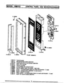 Control panel & microprocessor (cme701) (cme701)