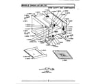 Maytag CME601 oven cavity & components diagram