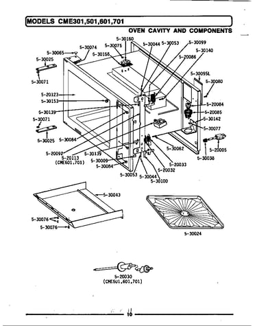 Oven cavity & components