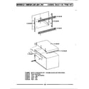 Maytag CME301 microwave shelf kit diagram