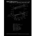 Maytag CME301 trim kit (above wall oven) diagram
