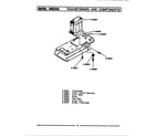Maytag ECME800 transformer & components (cme800) diagram